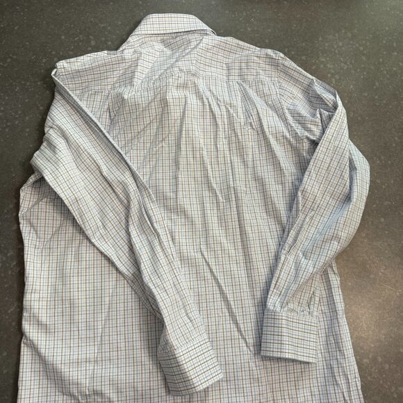 David Donahue Trim Fit Button-Down Shirt - Size 16.5 (34/35) - Picture 4 of 10